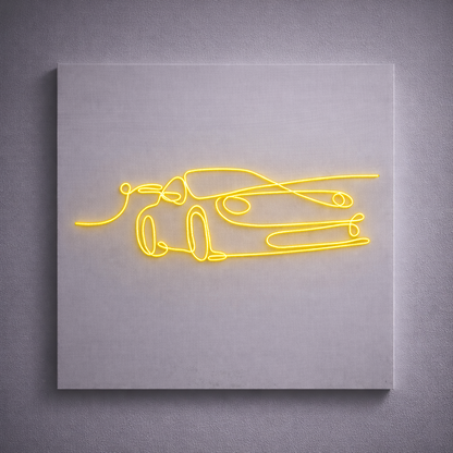 Luxury Sports Car | Custom Neon Sign