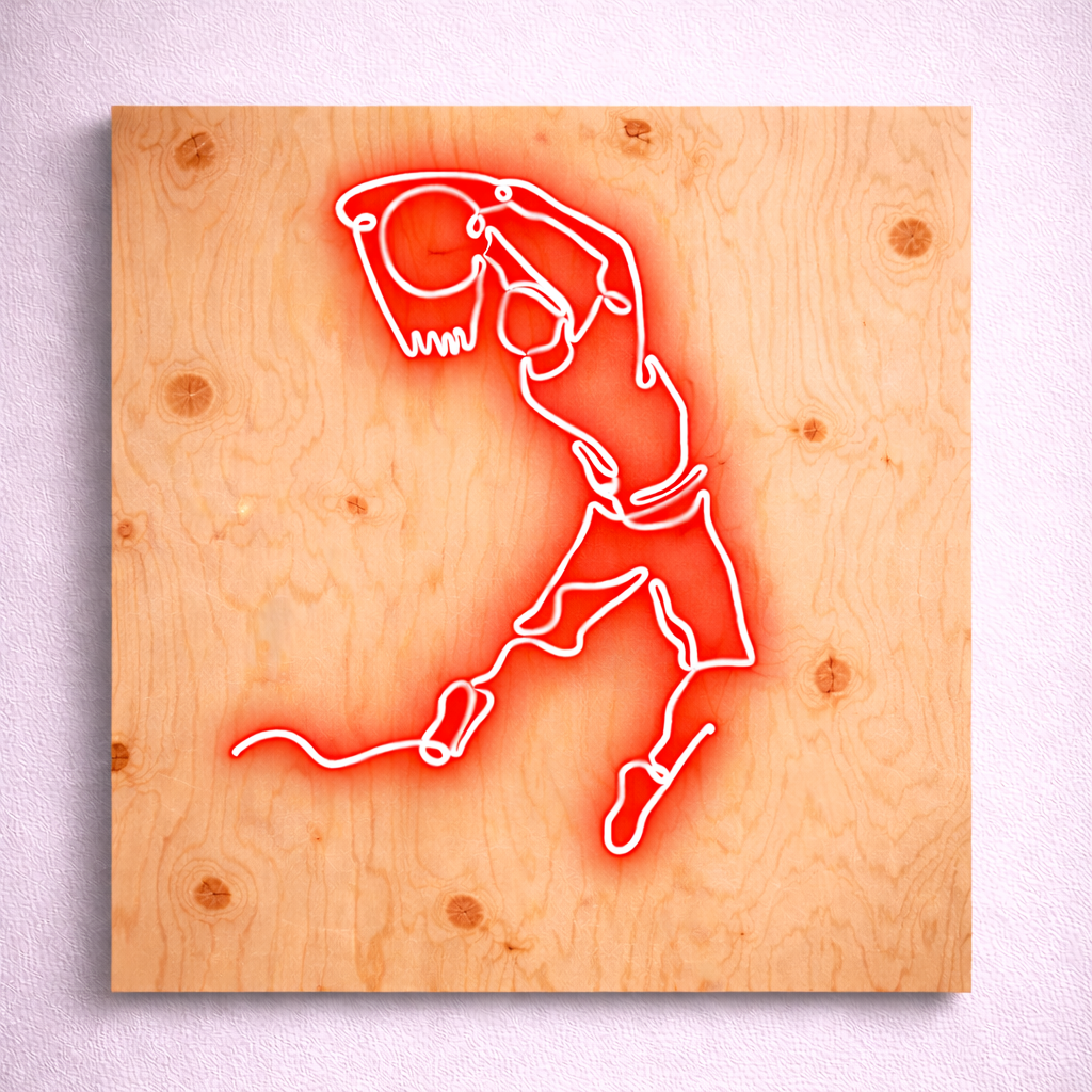 Jumpman Basketball Logo | Custom Neon Sign