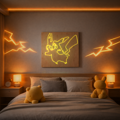 Anime Lightning Creature | Custom Neon Sign