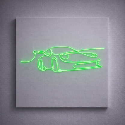Luxury Sports Car | Custom Neon Sign