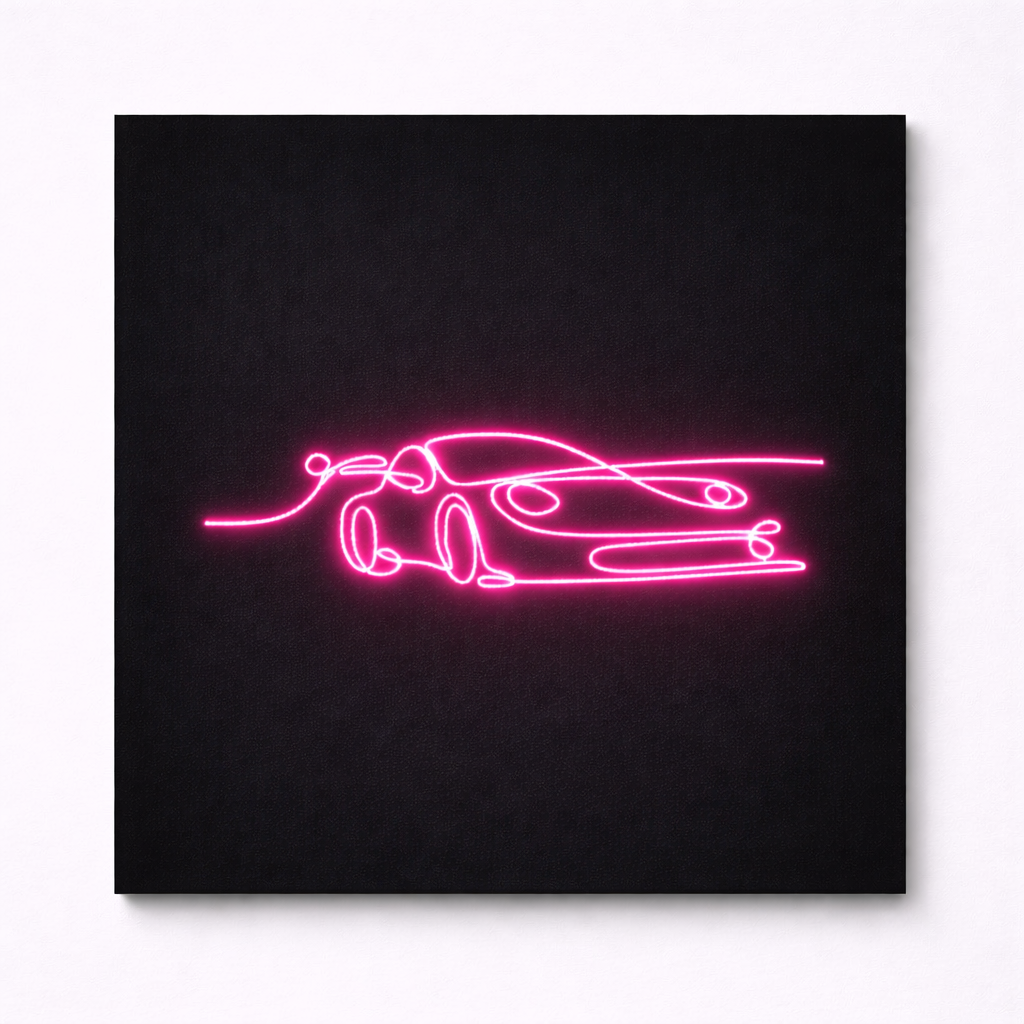 Luxury Sports Car | Custom Neon Sign
