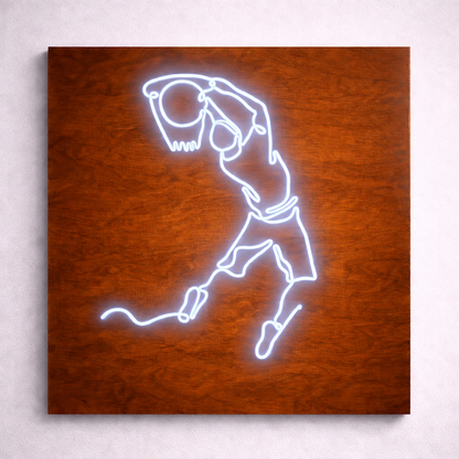 Jumpman Basketball Logo | Custom Neon Sign