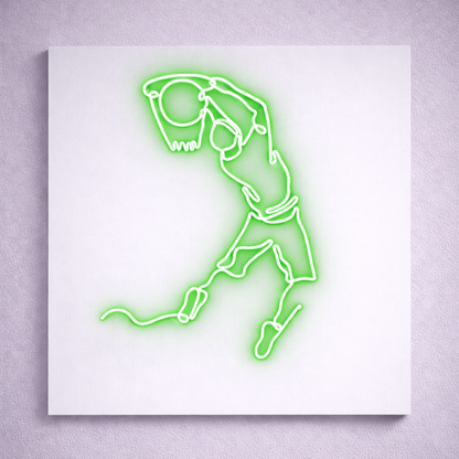Jumpman Basketball Logo | Custom Neon Sign