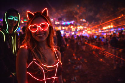 EL Wire Glow Line – Flexible Light for Costumes, Decor & DIY