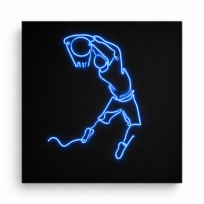 Jumpman Basketball Logo | Custom Neon Sign