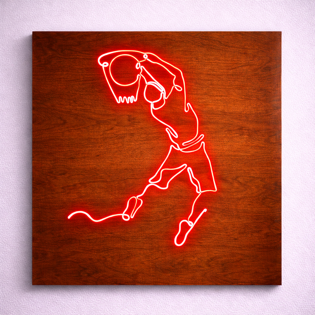 Jumpman Basketball Logo | Custom Neon Sign