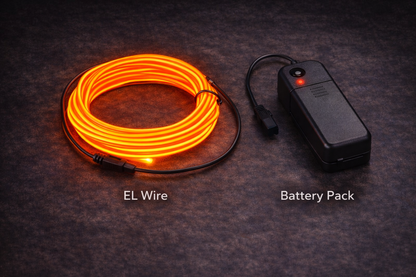 EL Wire Glow Line – Flexible Light for Costumes, Decor & DIY