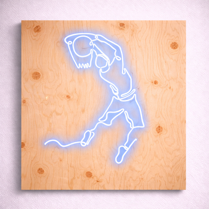 Jumpman Basketball Logo | Custom Neon Sign