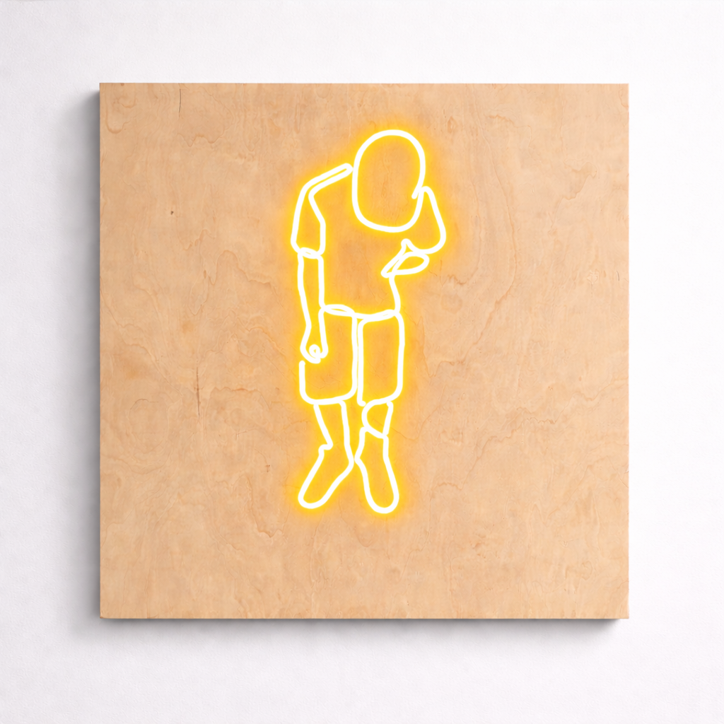 Standing Man | Custom Neon Sign