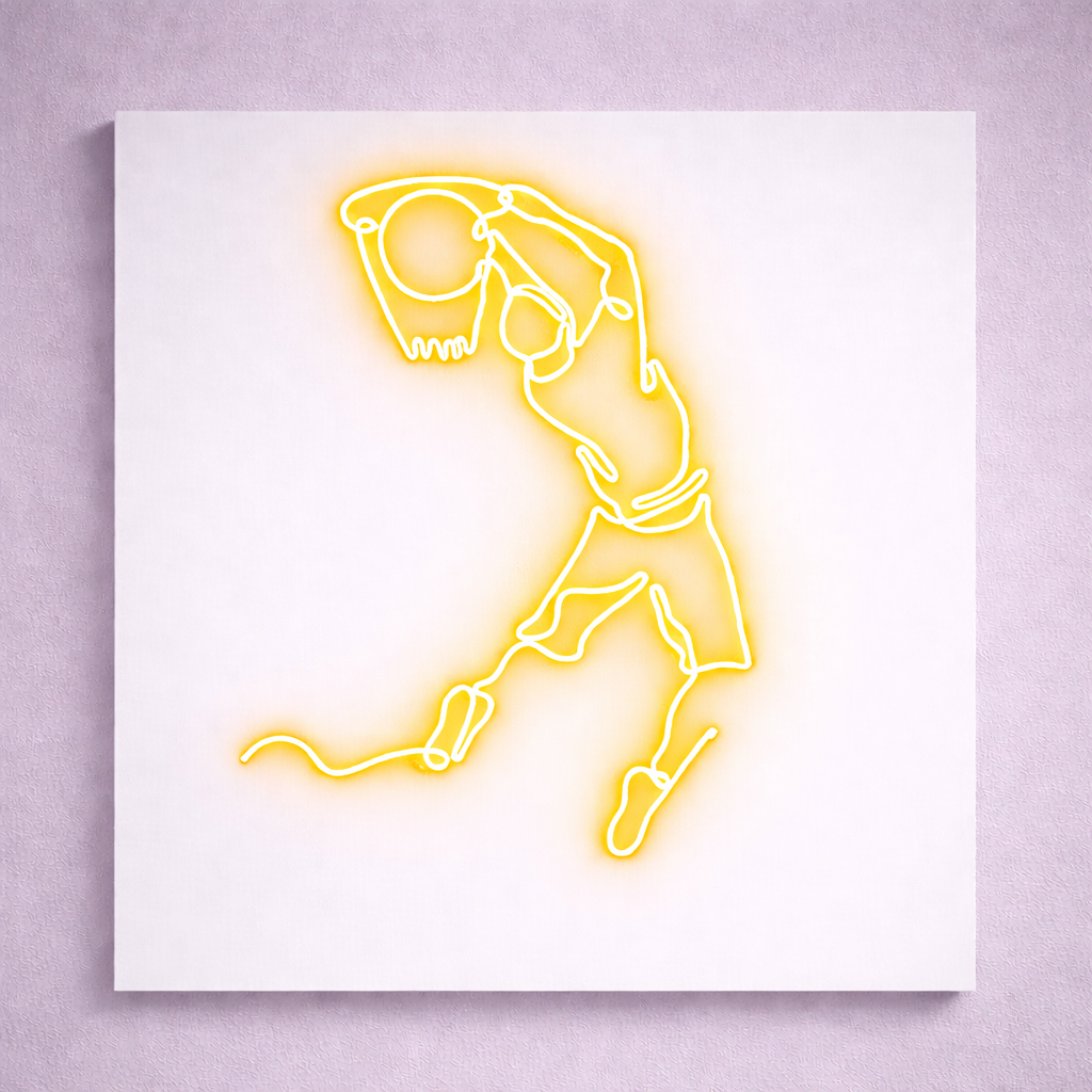 Jumpman Basketball Logo | Custom Neon Sign