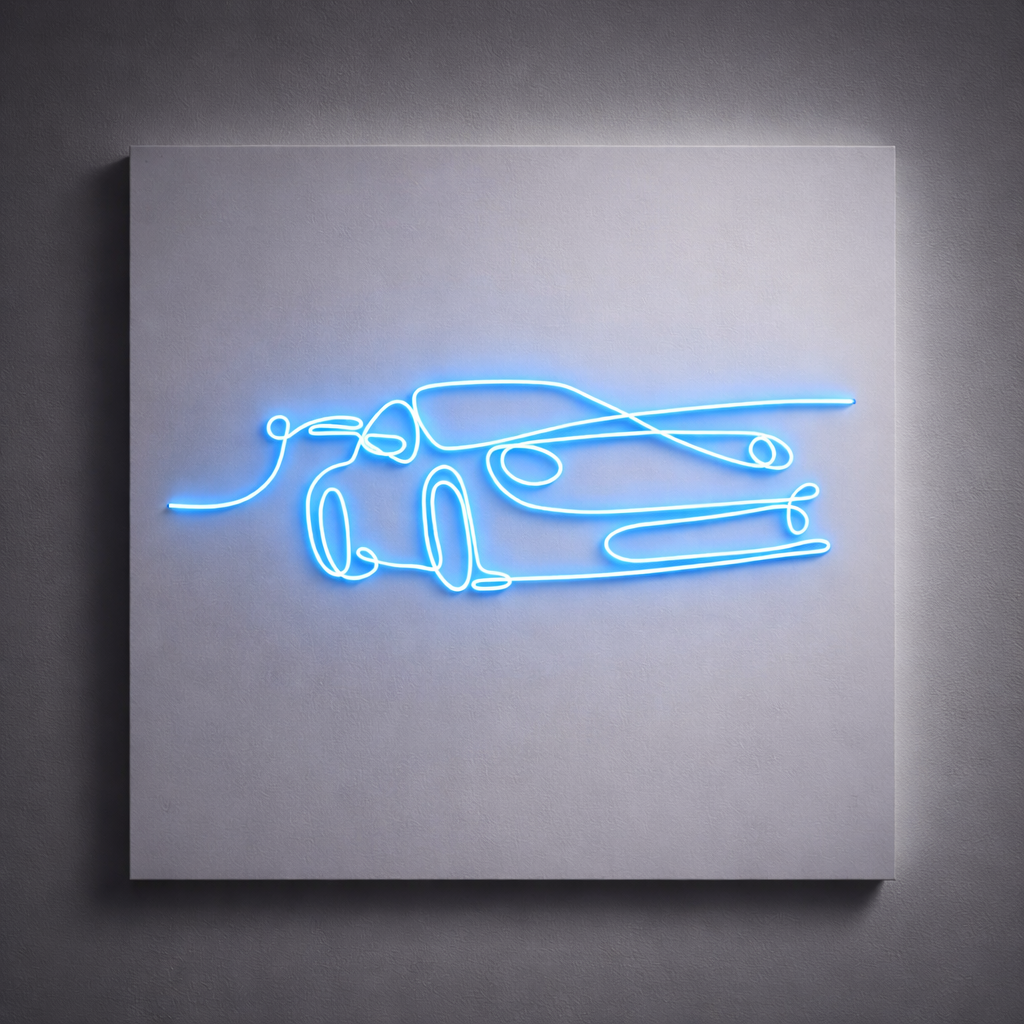 Luxury Sports Car | Custom Neon Sign