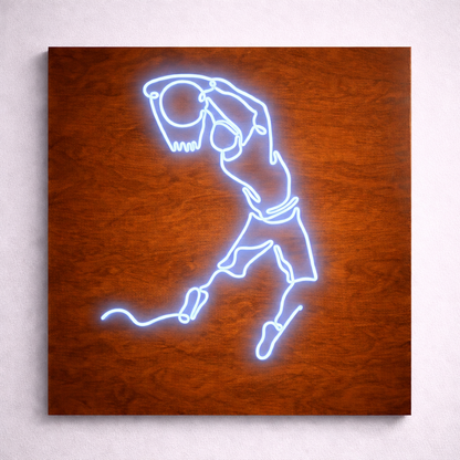 Jumpman Basketball Logo | Custom Neon Sign