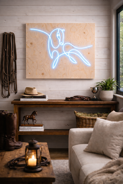 Glow Horse | Custom Neon Sign