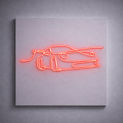 Luxury Sports Car | Custom Neon Sign