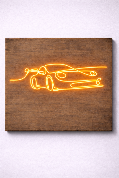 Luxury Sports Car | Custom Neon Sign