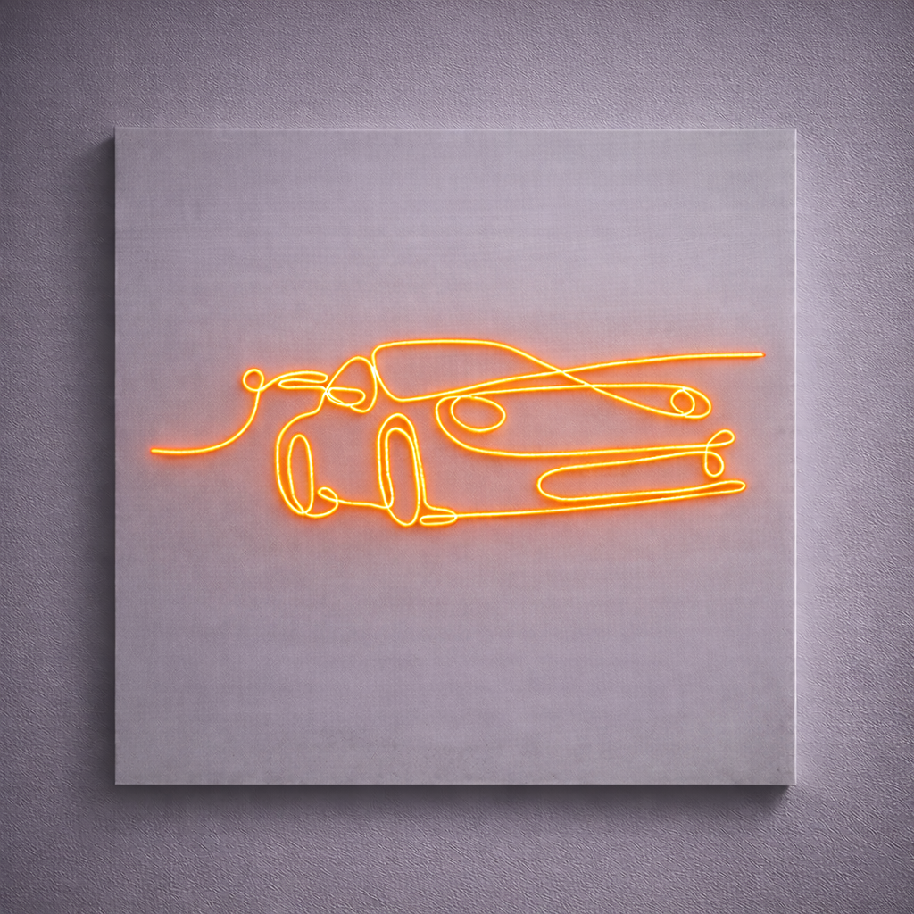 Luxury Sports Car | Custom Neon Sign