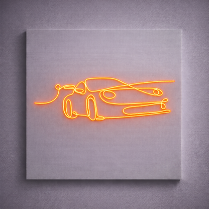 Luxury Sports Car | Custom Neon Sign