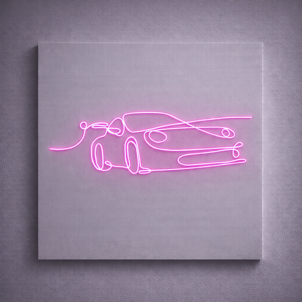 Luxury Sports Car | Custom Neon Sign