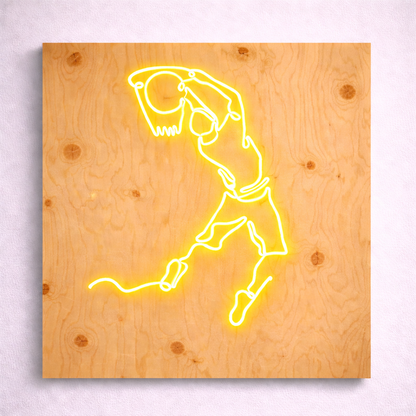 Jumpman Basketball Logo | Custom Neon Sign