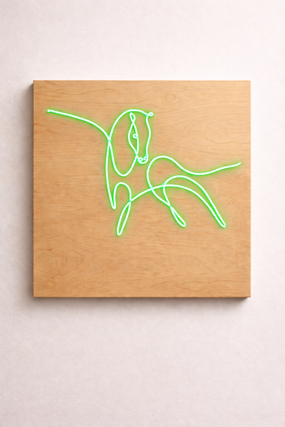 Glow Horse | Custom Neon Sign