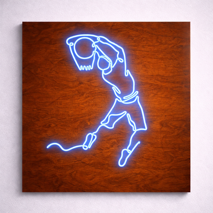 Jumpman Basketball Logo | Custom Neon Sign