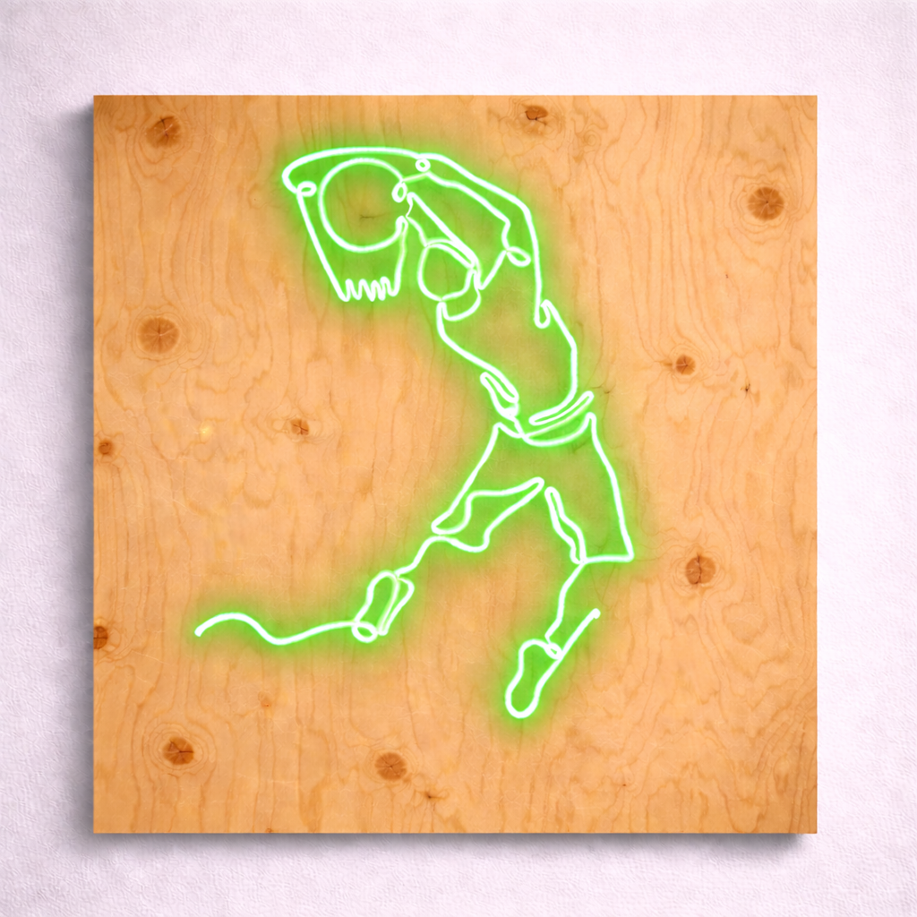 Jumpman Basketball Logo | Custom Neon Sign