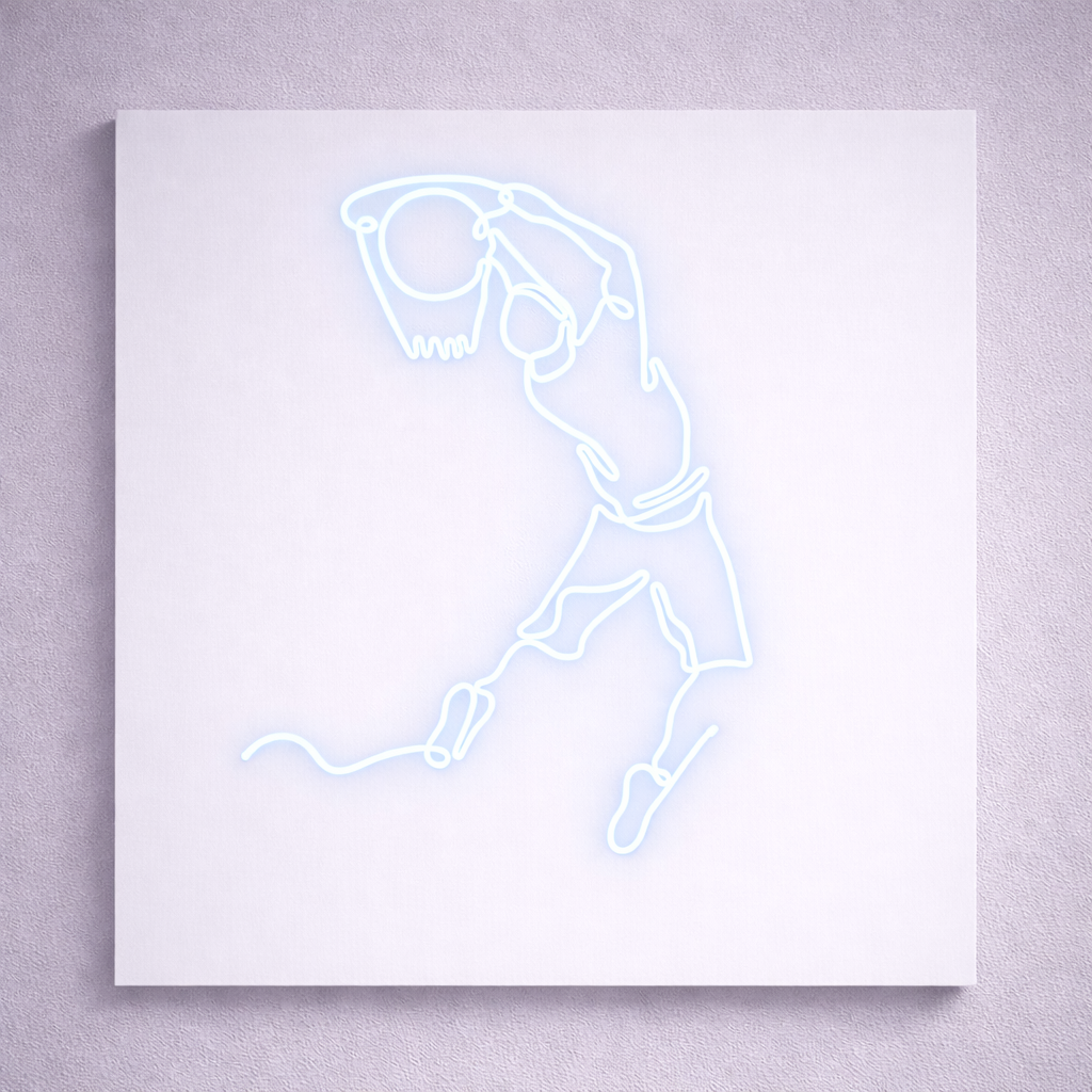 Jumpman Basketball Logo | Custom Neon Sign