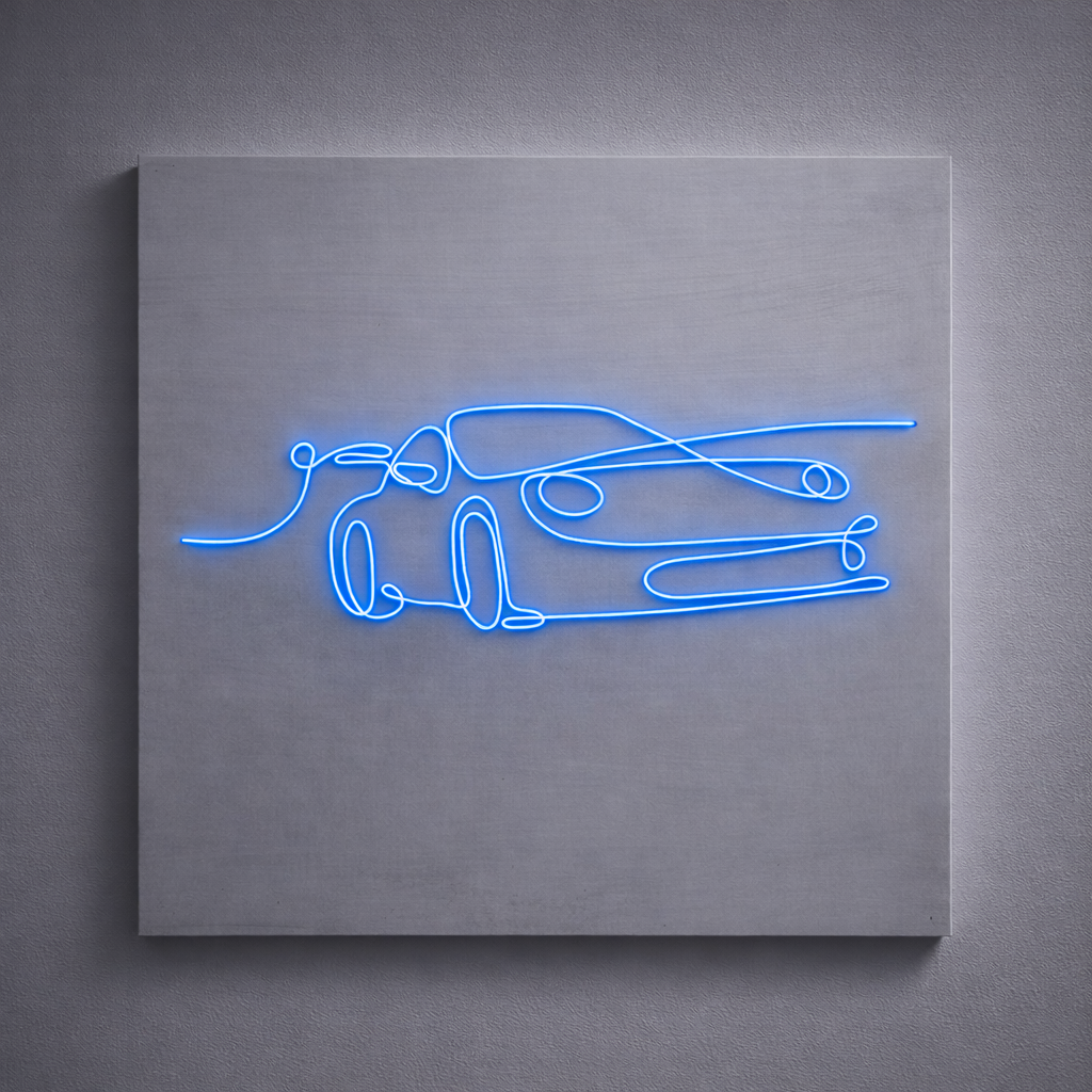 Luxury Sports Car | Custom Neon Sign